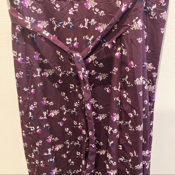 CHAI Sz M Victoria Maxi Dress Purple Passion True Wrap A Line Dress NWT - Picture 12 of 15